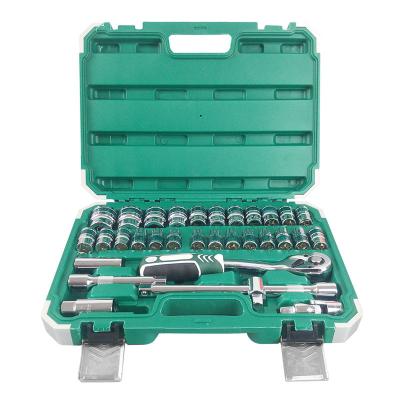 China Car repairing Wholesale Auto repair tool 32pcs metric socket wrench set manual screw removal wrench tool spark plug engine wrench for sale