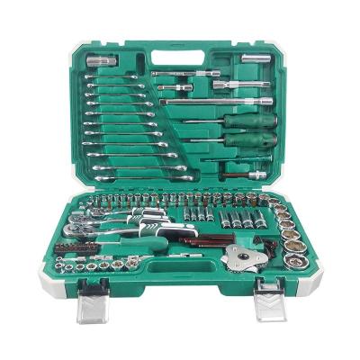 China Car Repairing auto repair tool 121pcs hand tool socket wrench set torque wrench combination for sale