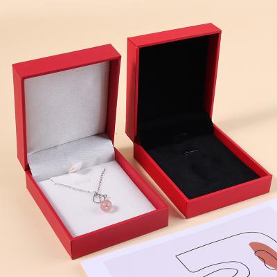 China Custom Reused Portable Bracelet Ring Necklace Jewelry Packaging Box Logo Gift Earring Printed Jewelry Boxes Materials Set for sale