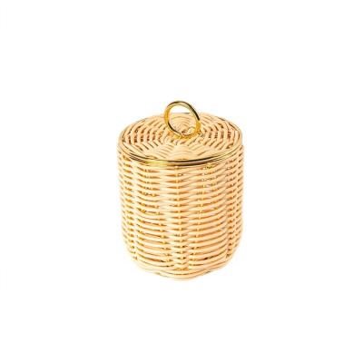 China Small lightweight sundries storage basket with lid for storing parts or small items for sale