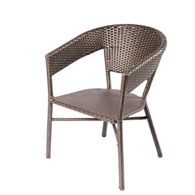 China Asian style Asian PE plastic rattan garden chair for indoor and outdoor rest for sale