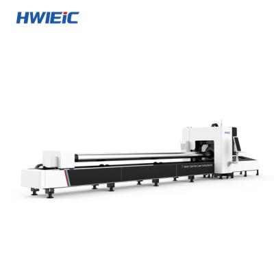 China HWlEiC 6020T Square Stainless Steel CNC Round Metal Fiber Pipe Tube Laser Cutting Machine Carbon Aluminum for sale