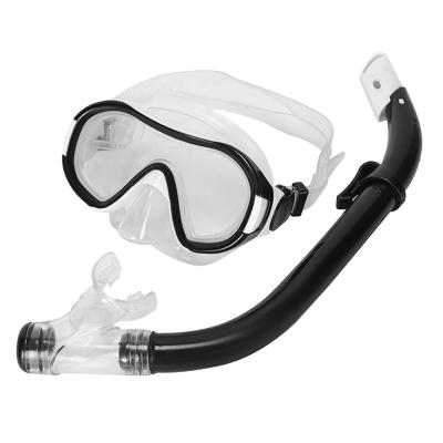 China Semi Dry Anti Fog Snorkeling Made in China Professional Custom Dive Mask Freediving Goggles Snorkel and Snorkel Set for sale