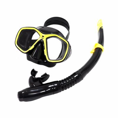 China Hot sale durable large-frame diving mask with vents set PVC masks diving equipment for diving for adult for sale