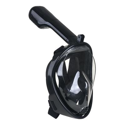 China Waterproof full face diving mask durable/waterproof/clear vision, anti fog swimming underwater 180 degree view air intake snorkel mask for sale