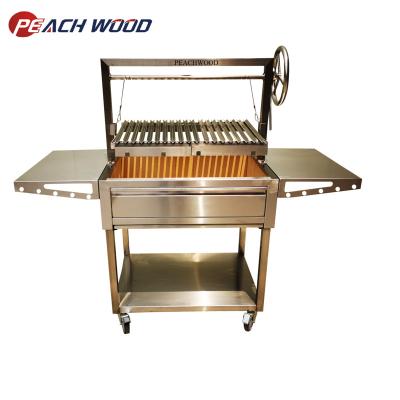 China Adjustable Height Outdoor Grill/Argentinian Grill/Parrilla Grill for sale