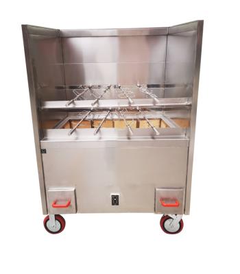 China Adjustable Height 24 Chicken Rotisserie / Large Commercial Rotisserie for sale