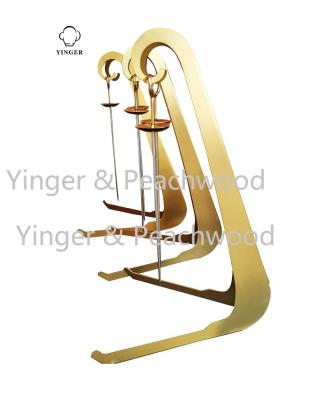 China Gold Deluxe Nando's Chicken Kebab Rack Easily Cleaned / Kitchen Equipment / Espetada Rack for sale