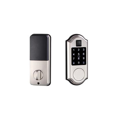 China Zinc-alloy+ABS Durable Password PIN Code Handleset Single Cylinder Smart Deadbolt With Keypad for sale