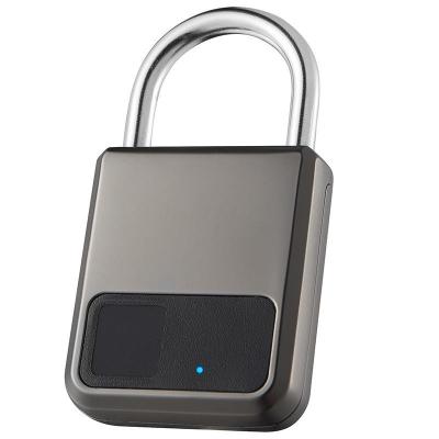 China 20 Security Smart Fingerprint Electronic Padlock for sale