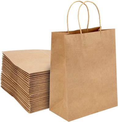 China Custom Recycled Food Carrier Logo Gift Packaging Customized Paper Bag With Your Own Logo for sale