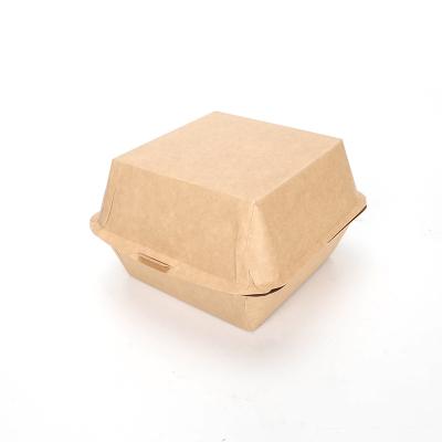 China Wholesale Disposable Biodegradable Hamburger Packing Box Bagasse Caterer Disposable Hamburger Box for sale