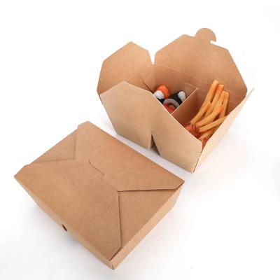 China Disposable Food Bowl Takeaway Food Paper Bio Food Bowl With Plastic Lid For Kids for sale