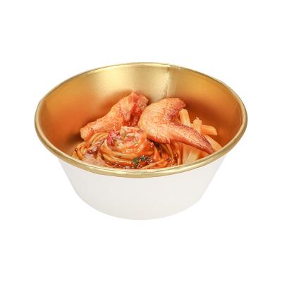 China New Design Disposable Waterproof 8 Ounce Food Container Disposable Hot Soup Take Out Soup Paper Bowl for sale