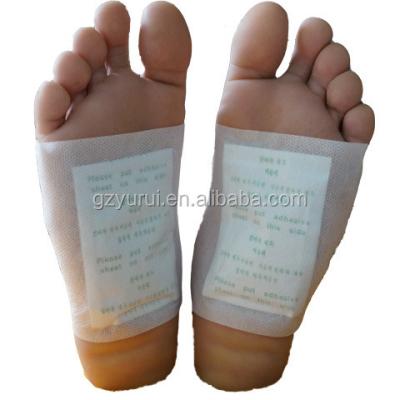 China Straight To Skin Foot Care Natural Herbal Ingredients Bamboo Disposable Sleep Relax Detox Cleansing Foot Pads for sale