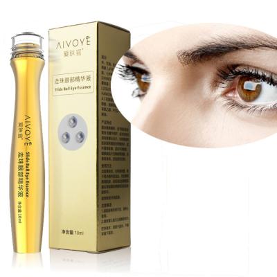 China Anti-Puffiness Eyes Care Anti Wrinkle Dark Circles Remove Eye Massage Serum 10ml Slide Ball Eye Essence for sale