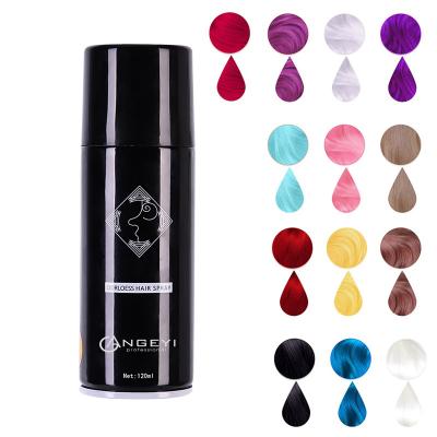 China Vegan Organic Mineral Instant Hair High Dye Long Lasting Hair Color Dying Spray for sale