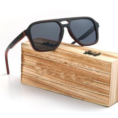 China Wholesale Custom Handmade Bamboo Wood Polarized Wooden Sunglasses Fashion Sun Glasses China Factory gafas for sale