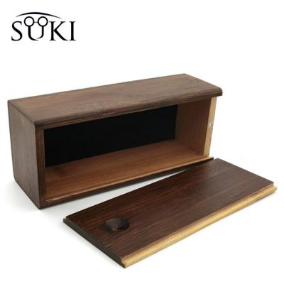 China Sunglasses / Eyewear China Manufacturer Custom Make Wooden Handmade Show Box Cases Wooden Bamboo Crates Packaging Boxes for sale