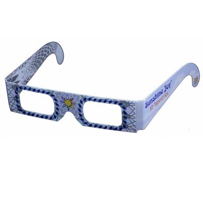 China Custom 3D Movie/3D Games Anaglyph 3D Paper Glass Red Blue Red Blue 3D Paper Watching Paper Watching Glasses for sale