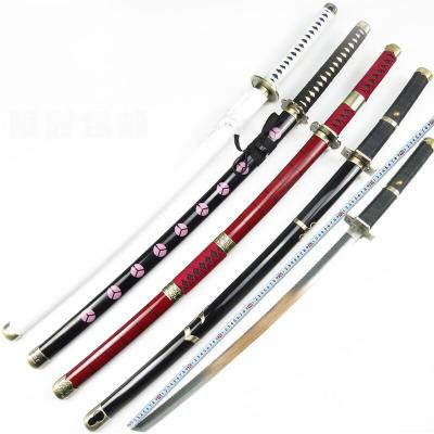 China Cosplay props Roronoa Zoro Katana Touken Ranbu Tsurumaru Kuniaga sword weapon wooden gear for collection anime performance cosplay props for sale