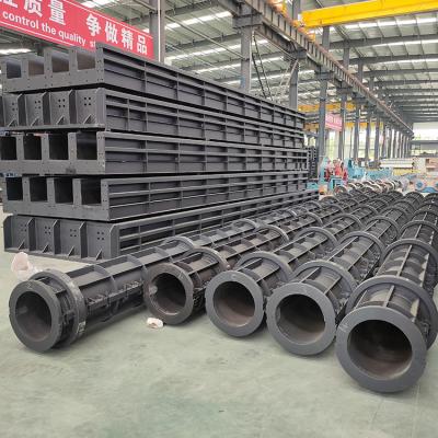 China Industrial Concrete Pole Mold For Sale Steel Forming Concrete Square Pole Mold Manufacturer for sale