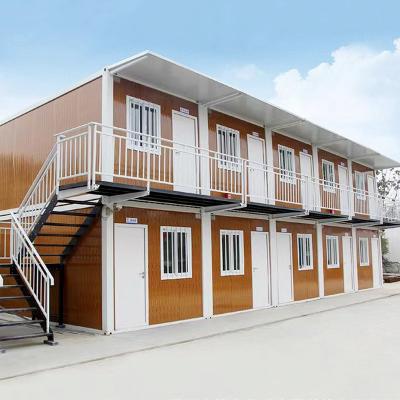 China Customized High Quality Contemporary Design Light Structure Portable Container Steel Assembled Prefab House for sale