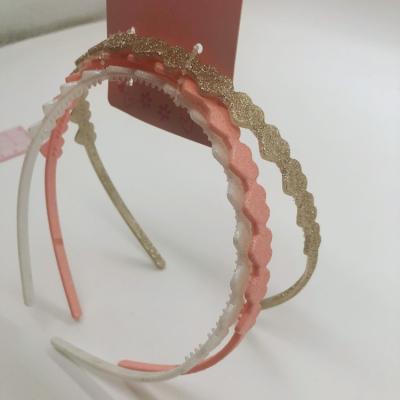 China Hair Accessories Fashion Little Cool Sequin Love Headband Kids Headband Shiny Hair Accessories for sale