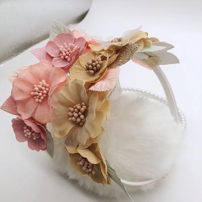 China Hair Accessories Fashion Flower Headband For Beautiful Woman Girl Hair Accessories Party Fashion for sale