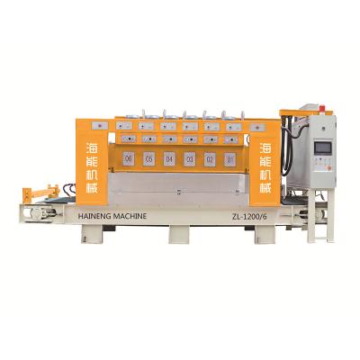 China Building Material Shops Stone Bush Hammering Machine PLC Terminal Control Automatic Continuous Lychee Surface Crusher Machine for sale