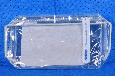 Cina azo trasparente della borsa 7P dell'articolo da toeletta di viaggio della chiusura lampo del sacchetto di plastica del PVC di 0.15mm SEDEX 4P libero in vendita