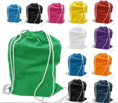 China RPET-Polyester-Zugschnur-Rucksack, Silkscreen-Zylindertiefdruck-Zugschnur-Polyester-Tasche zu verkaufen