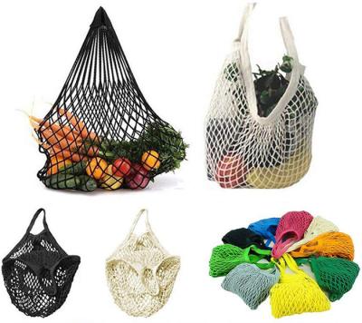 China SEDEX 4P Mesh Shopping Tote, het Opnieuw te gebruiken Katoen Mesh Bags van ISO9001 Pantone Te koop