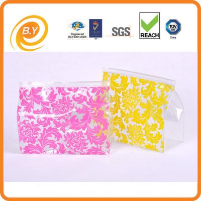 Cina Borsa cosmetica del PVC di RoHS 0.25mm, EN71 riciclabile EVA Cosmetic Bag in vendita