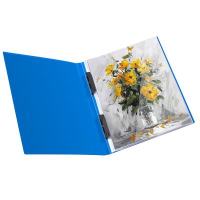 China Office and School Stationery A3 Size 6 Holes PP Presentation Plastic Folder Eco-friendly Clear Display Book for sale