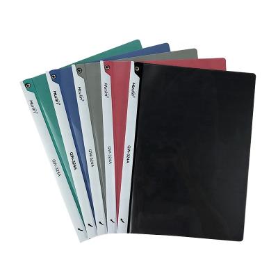 China Eco-friendly Plastic Office School Stationery A4 PP Editing File Swing Clip Folder for sale