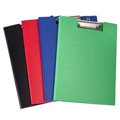 China Office Supplies A4 Schools Folder Folder Double Clipboard PP Clipboard Clipboard Clipboard Eco-Friendly Custom Menu Clipboard for sale