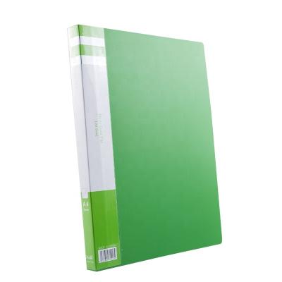 China Eco-friendly Custom Plastic Spring Clip Folder PP A4 Paper Office Document File Folder for sale