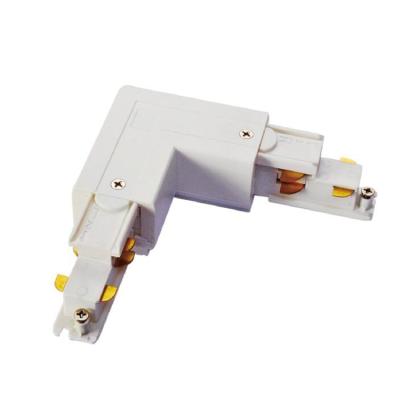 China 3 Circuit Hot Selling Modern DALI Track L Straight White Connector Ignition Track Accessories Light Track for sale