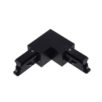 China Luxury Track L Straight Light Connector Black Track Manufacture 3 Modern Circuit Factory Accessories for sale