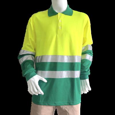 China High Visilibility security shirts hi vis polo shirt reflective t-shirt construction clothing for sale