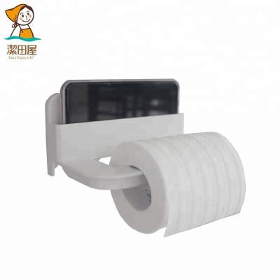 China Homeware Sustainable Mobile Plastic Toilet Paper And Multi Phone Holder for sale