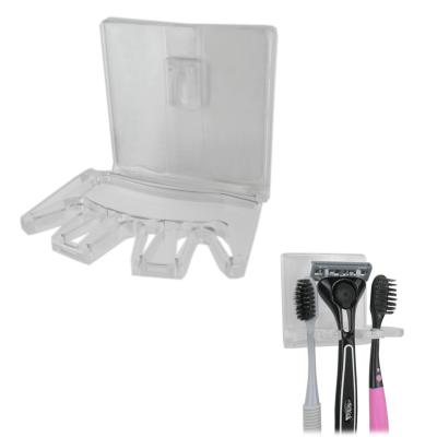 China Sustainable Functional Plastic Toothbrush Razor Holder for sale