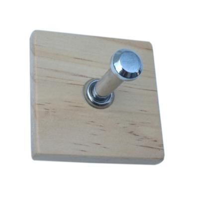 China Viable self-adhesive wooden hook for clothing for sale