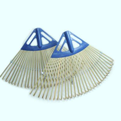 China Garden Rake 30 Tine Bamboo Garden Rakes Grass Leaf Rake for sale