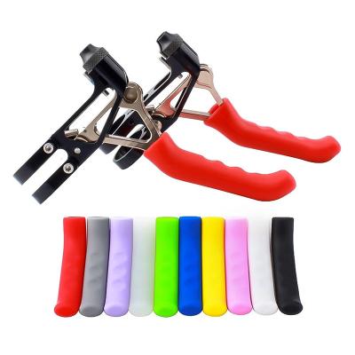 China 2pcs Bicycle Brake Grip Cover Silicone Sleeve MTB Road Bike Brake Lever Protector Anti-Slip and Waterproof Covers Mountain Bike Brakes Accessories for sale