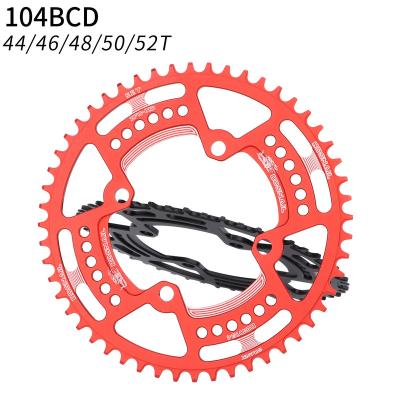 China BMX Snail Bike Round Sprocket 104BCD 44 46 48 50 52 Tooth MTB Mountain Bike Chain Ring for sale