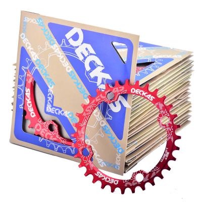 China Narrow Wide Bicycle 104mm 32T 34T 36T 38T Tooth Plate Parts BMX Deckas 104BCD Round Sprocket MTB Mountain Bike Crankset for sale