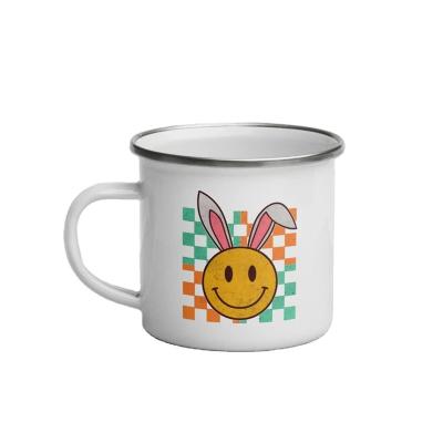 China Sustainable Wholesale Hot Enamel Cup Mug 24oz Enamel Mugs Manufacturer Enamel Mug Festival Fuel for sale