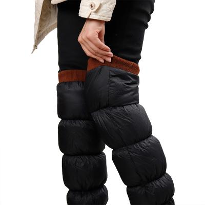 China Down 90% Feather 10% Good Quality Patella Waterproof Motorcycle Down Warm Knee Pads for sale